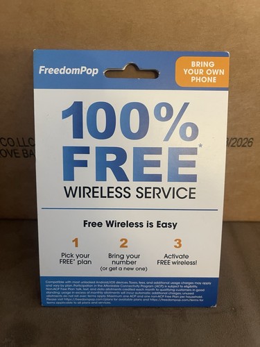Freedompop bring phone sim kit - freedompop,