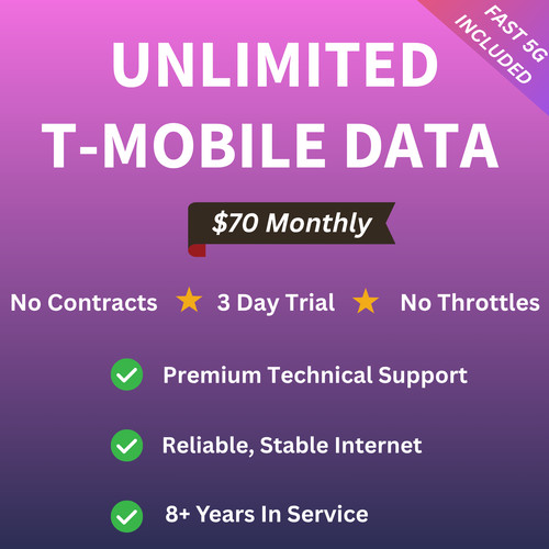 Mobile unlimited 5g home - unlimited, 4g