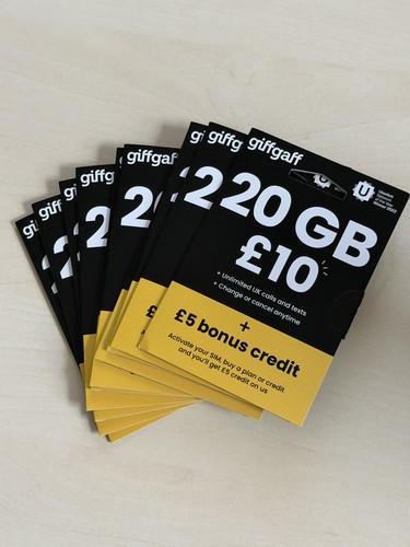 Giffgaff scheda sim triple cut - sim,